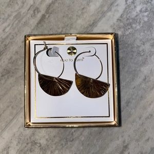 Gold hoop earrings